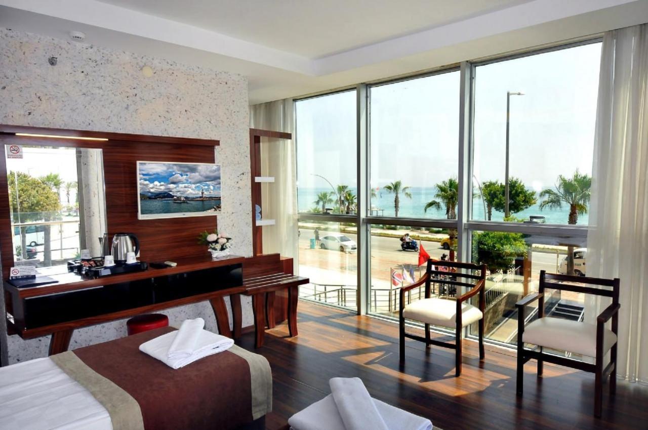 Uk Blue Coast Hotel (Adults Only) Аланя Екстериор снимка